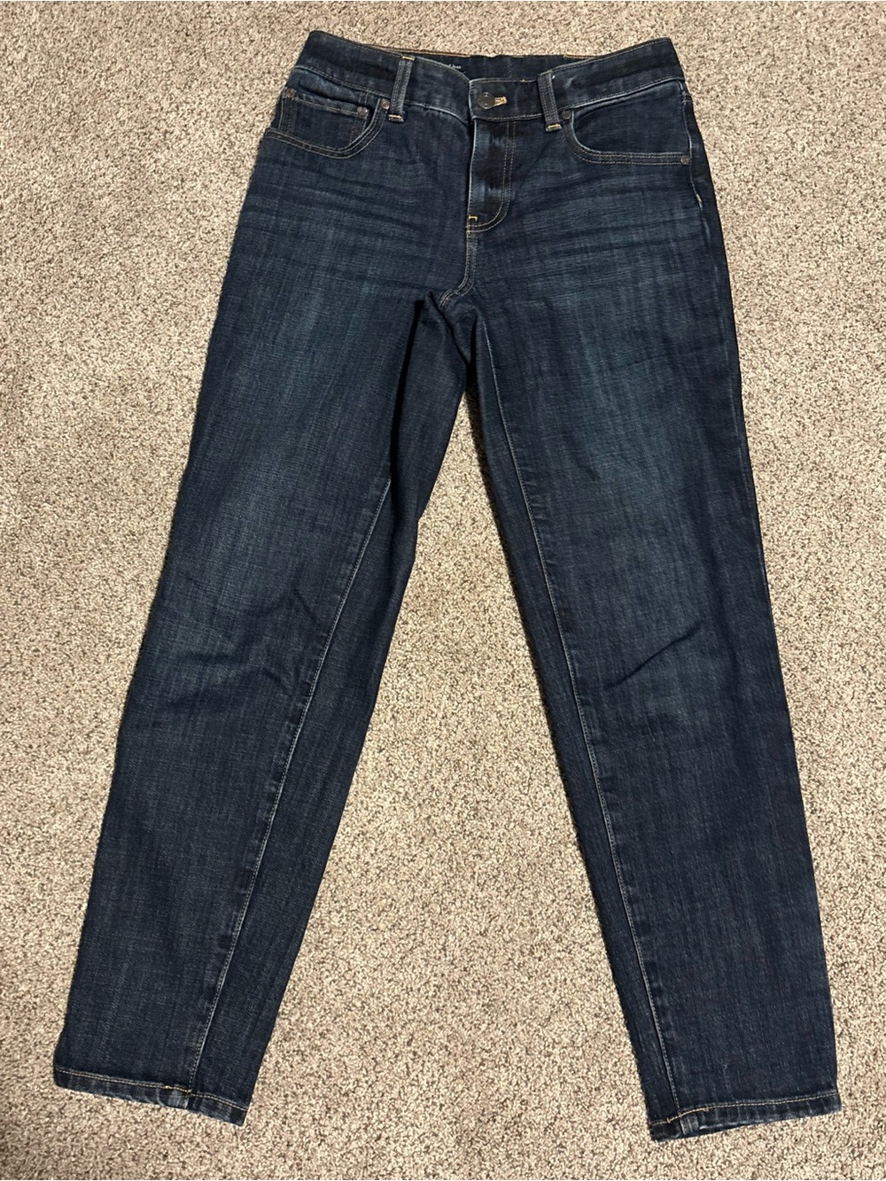 Talbots Dark Indigo Straight Leg Jeans